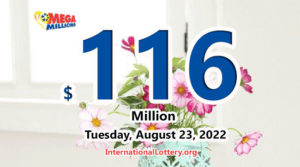 2022年8月19日 – 一位玩家赢得了快速选择奖的第二奖；头奖金额上升至1.16
