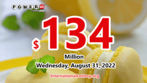 谁会赢得2022年8月31日的1.34亿美元强力球大奖？