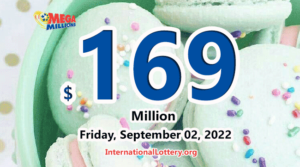 两位玩家成为百万富翁，Mega Millions 彩券奖金达到1.69亿美元。
