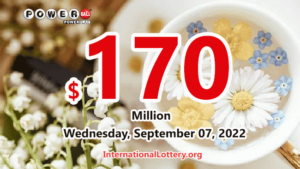 第二名奖项属于一位 Powerball 玩家；六合彩累积到 1.7 亿美元。