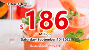 谁将赢得2022年9月10日的1.86亿美元乐透大奖？